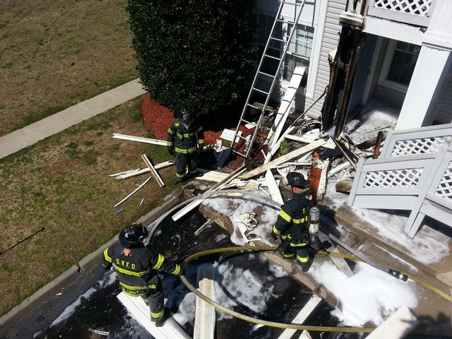 &quot; STRUCTURE FIRE&quot; 982 John Rolfe Drive 3/22/13