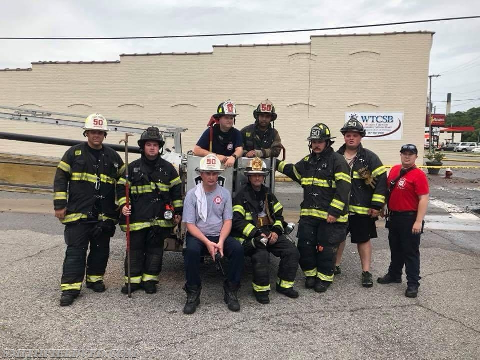 Mutual Aid Commercial Fire in City of Franklin 
May 2018.