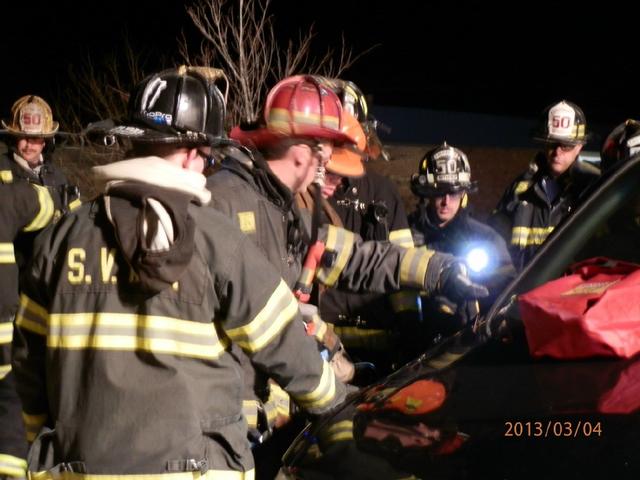 Drill night &quot;Vehicle Extrication&quot; 3/4/13