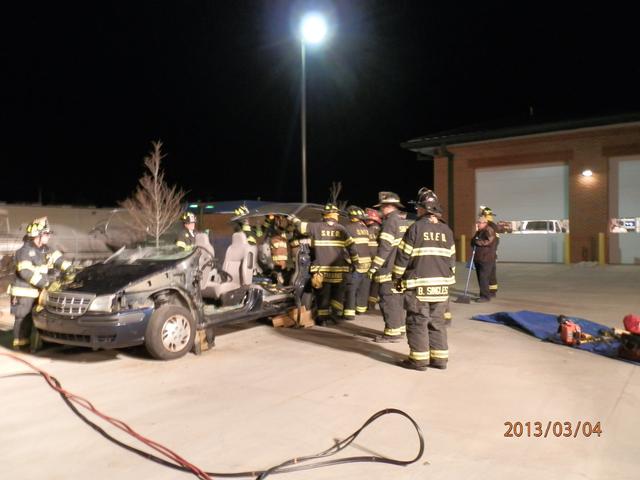 Drill night &quot; Vehicle Extrication&quot; 3/4/13